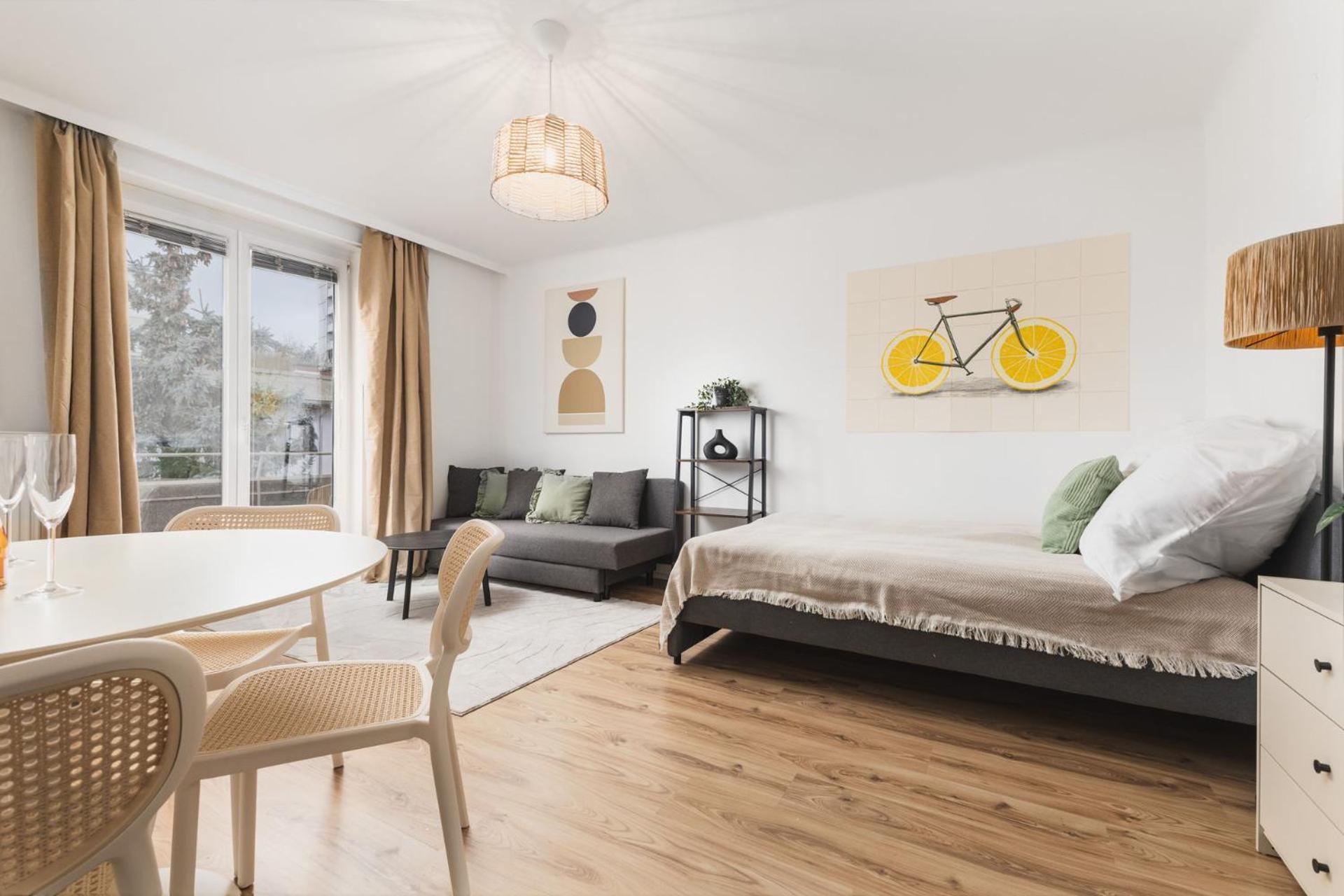Apartment Modernes In Mit Netflix & Balkon